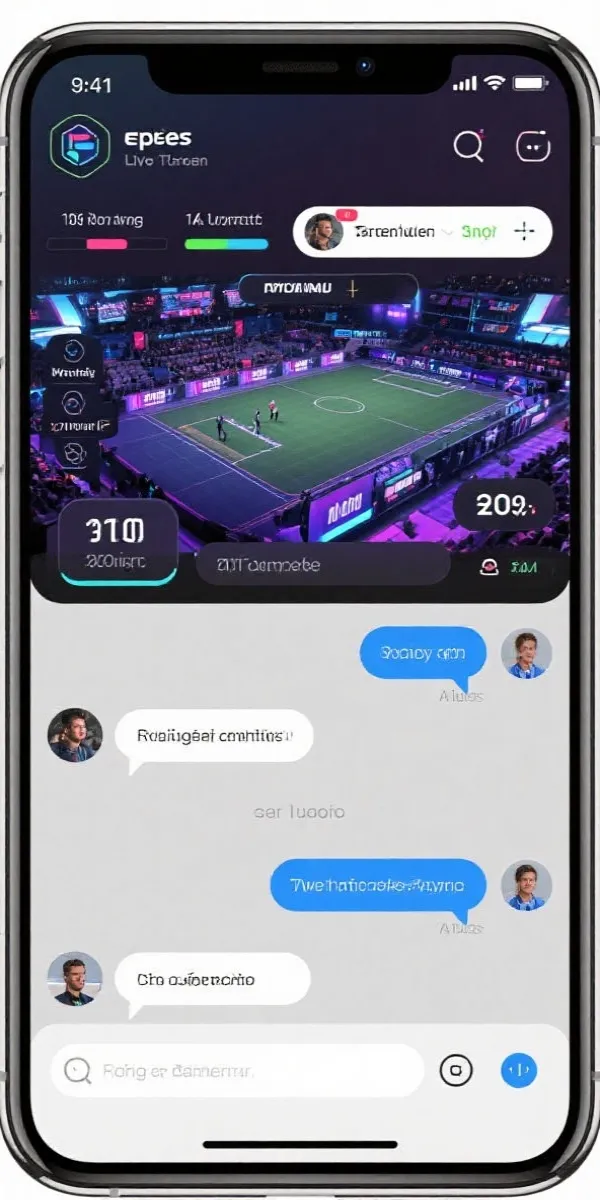 LCP转播站 App 界面展示